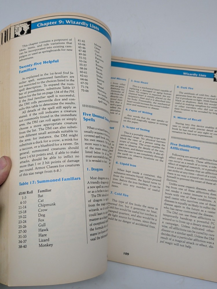 AD&D 2e The Complete Wizard's Handbook