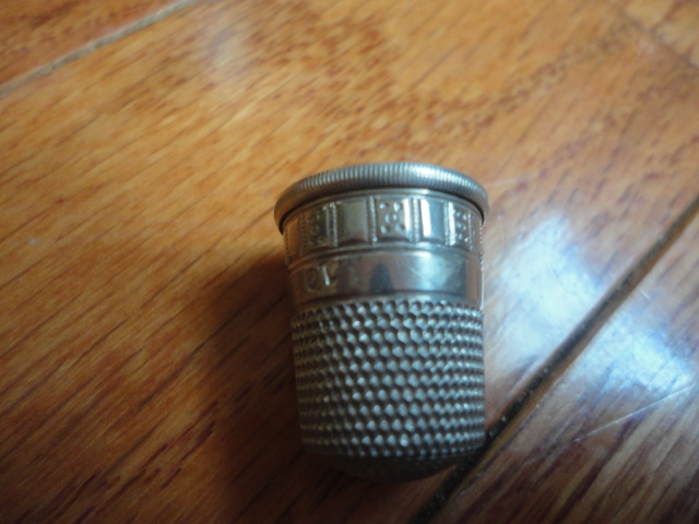 Sterling Silver Thimble #10 Vintage