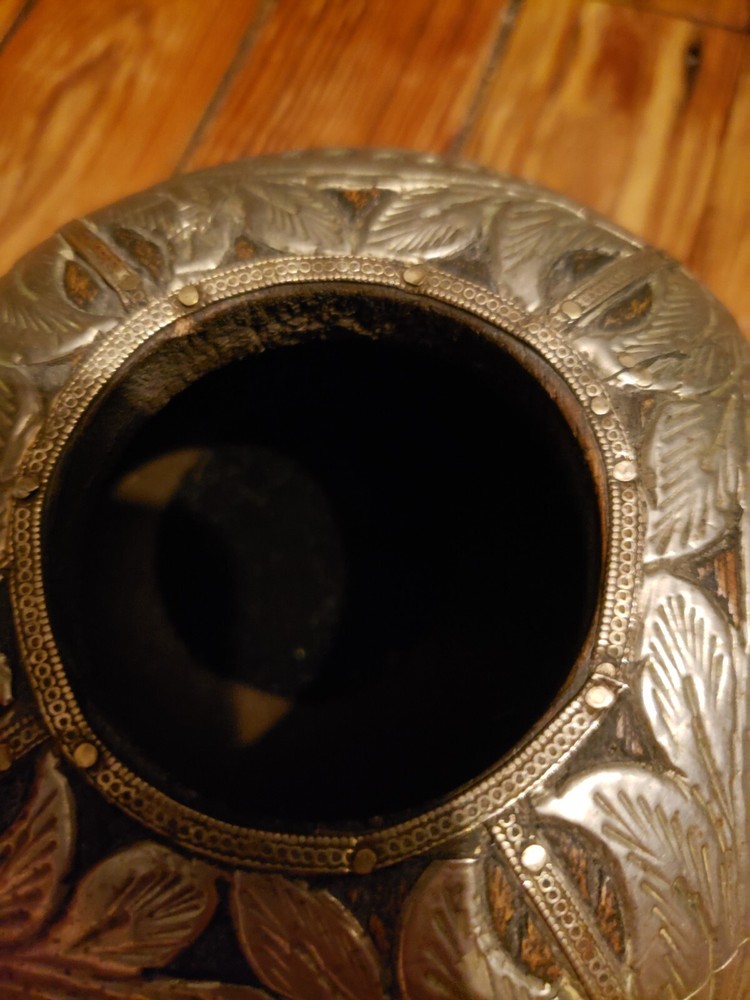 Antique Indian Silver-Plated Urn