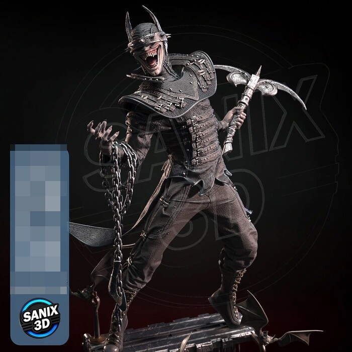 Batman Who Laughs Statue 3D Printed Kit Unpainted/Unassembled