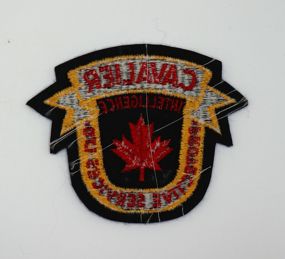 CAVALIER INTELLIGENCE PROTECTIVE SERVICES LIMITED PATCH Vintage CANADIAN