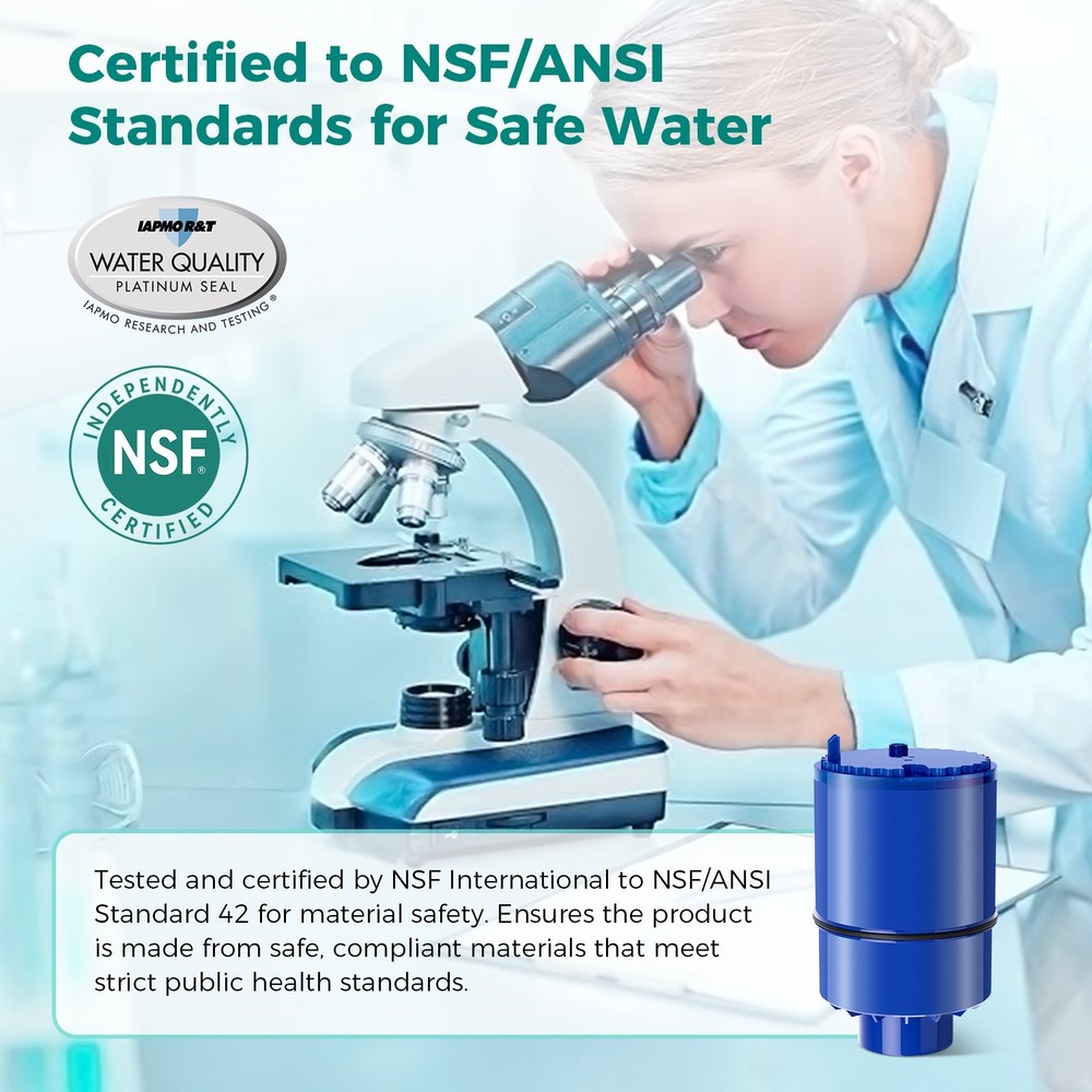 RF-9999 Faucet Water Filter Replacement Compatible Easy Install 3-Pack US