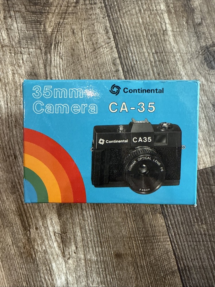 Continental CA-35 35mm camera in its original box.