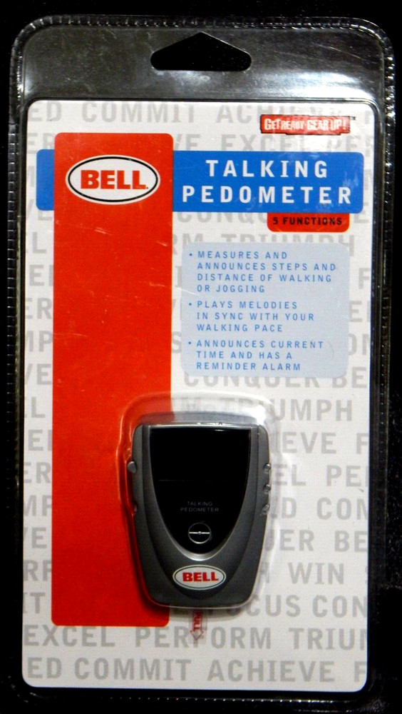 Bell Talking Pedometer FACTORY SEALED