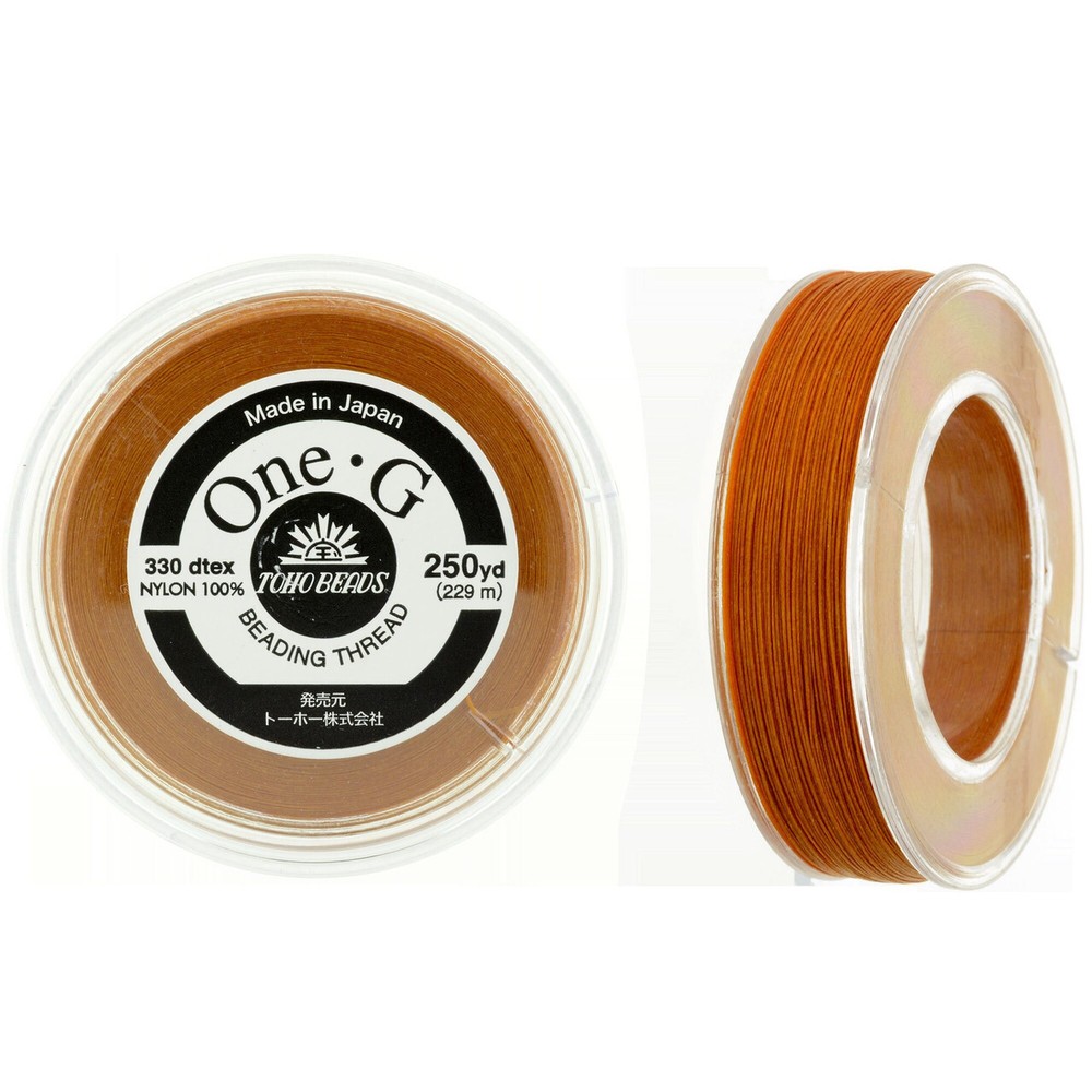 Orange One-G Toho Beading Thread 50/125/250yd