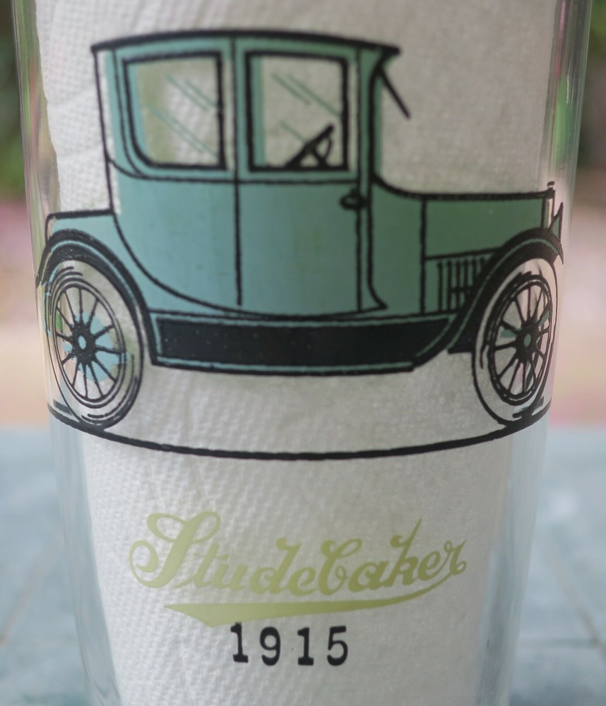 1914 Maxwell / 1915 Studebaker 10 oz. glass by Anchor Hocking