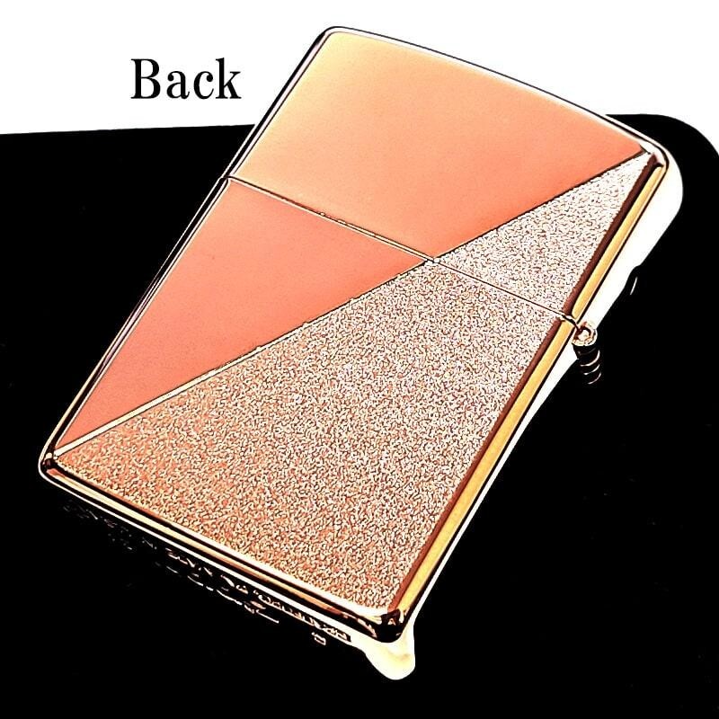 Zippo Armor Arabesque Mirror Finish Double Sided Pink Gold Lighter