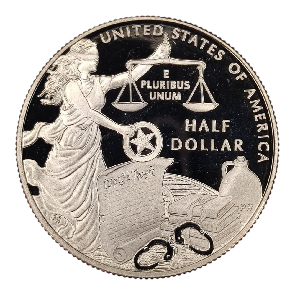 2015 Proof US Marshals Service - Commemorative Half Dollar No Box/COA 4
