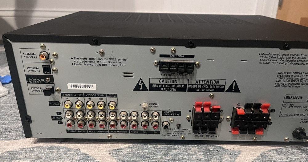 Aiwa AV-DV75U AV Receiver