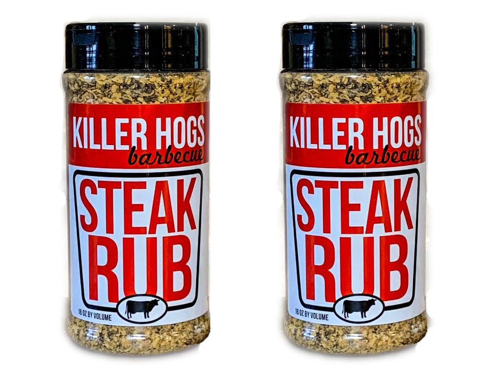 Killer Hogs Steak Barbecue Seasonings 11 oz (2 Pack)