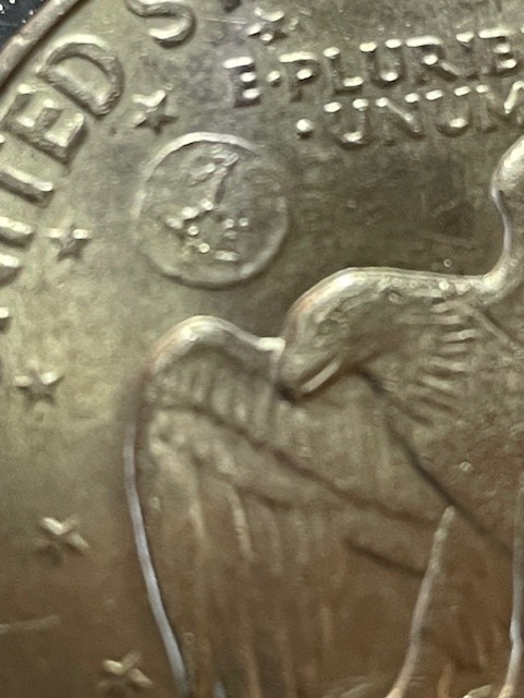1972 Eisenhower Dollar P mint Type I