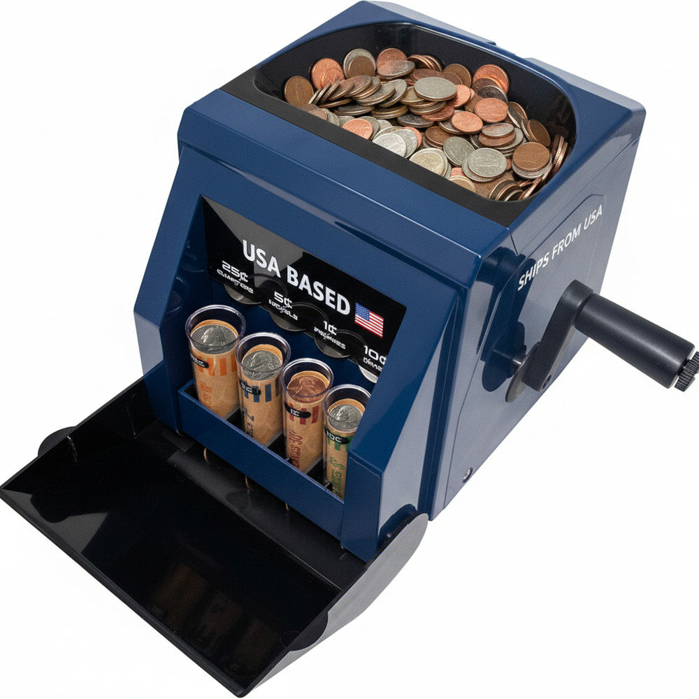 Precision S18 Manual Coin Sorter and Wrapper