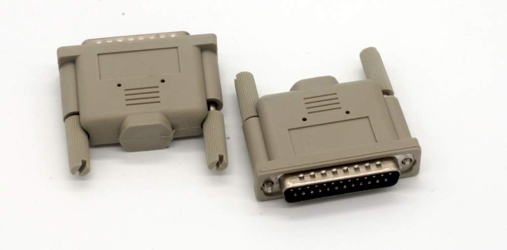 Parallel Loopback Tester Adapter Plug DB25-Male port jack Loop Back Testing