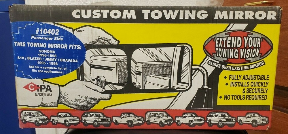 Cipa Mirrors 10402 Passenger Side Towing Mirror