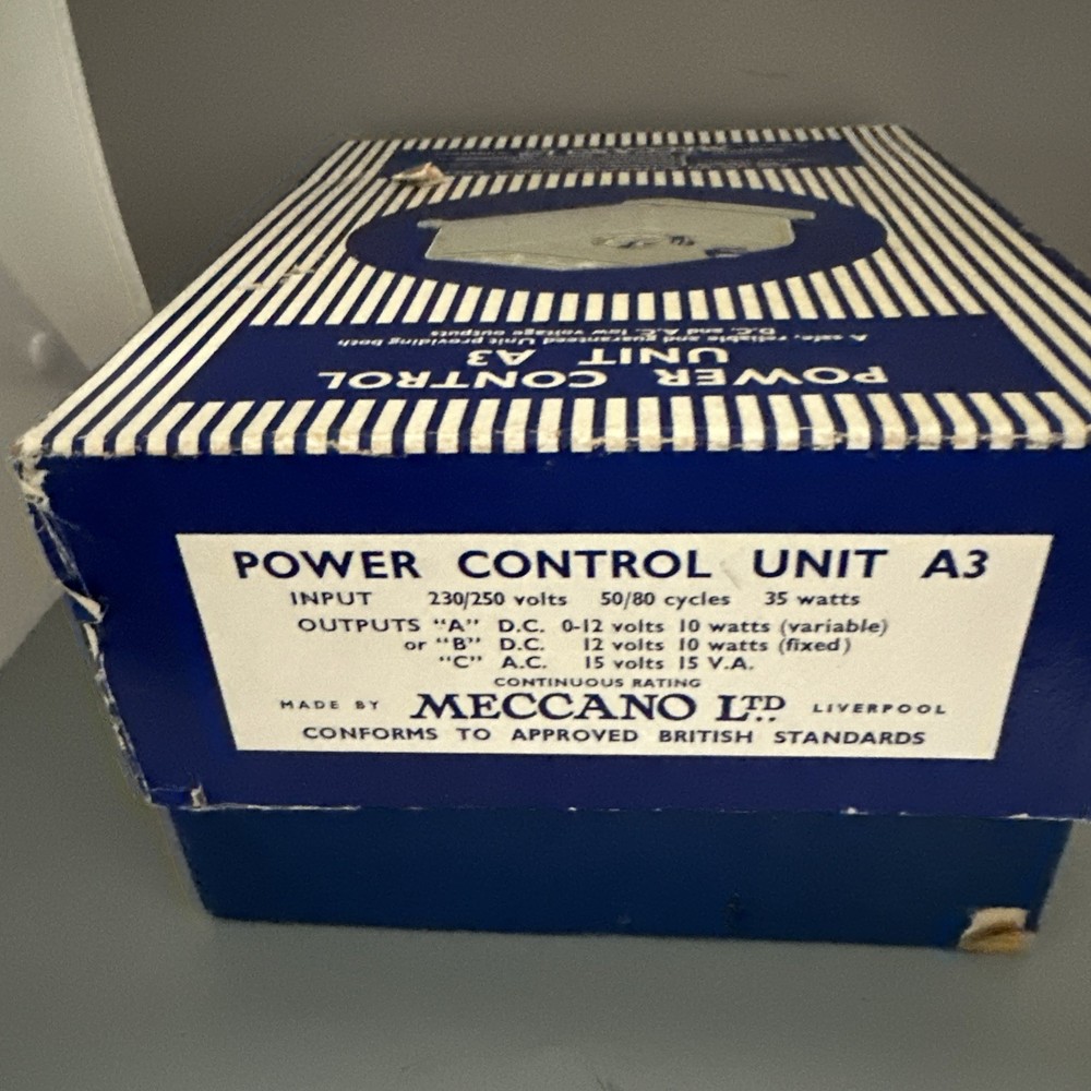 MECCANO POWER CONTROL UNIT A3 Box Only