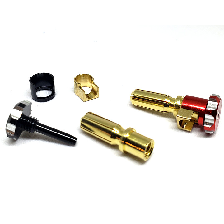 Evolution Adjustable 5mm Bullet Connectors Plugs w/ Grips