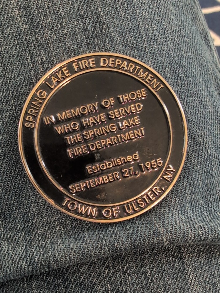 Spring Lake Fire Dept 60th Anniversary Challenge Coin