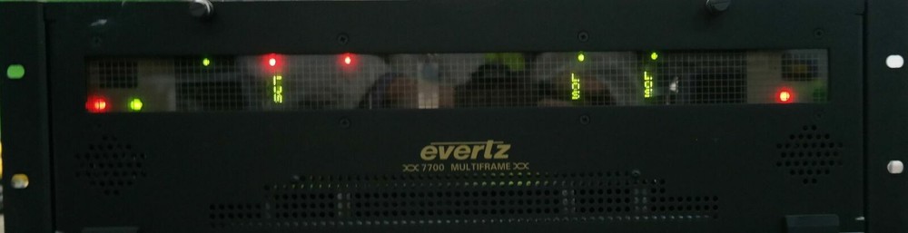 Evertz Microsystems 7700 Multiframe Chassis Model 7700FR-C