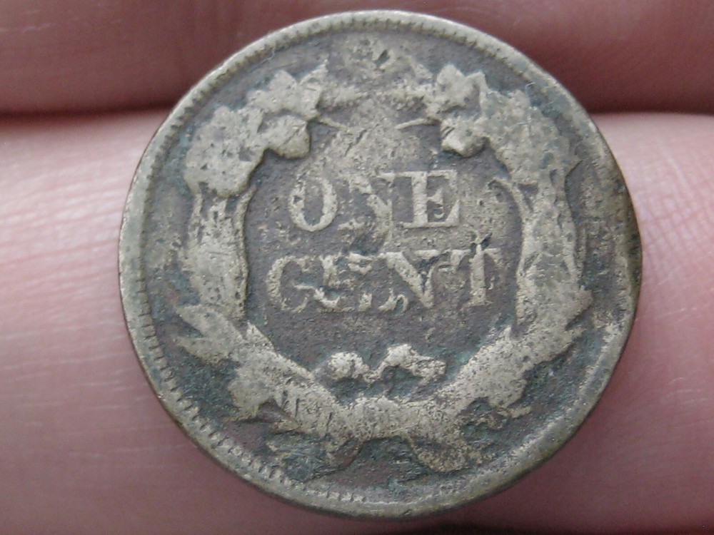1857 Flying Eagle Penny Cent- VG/Fine Details