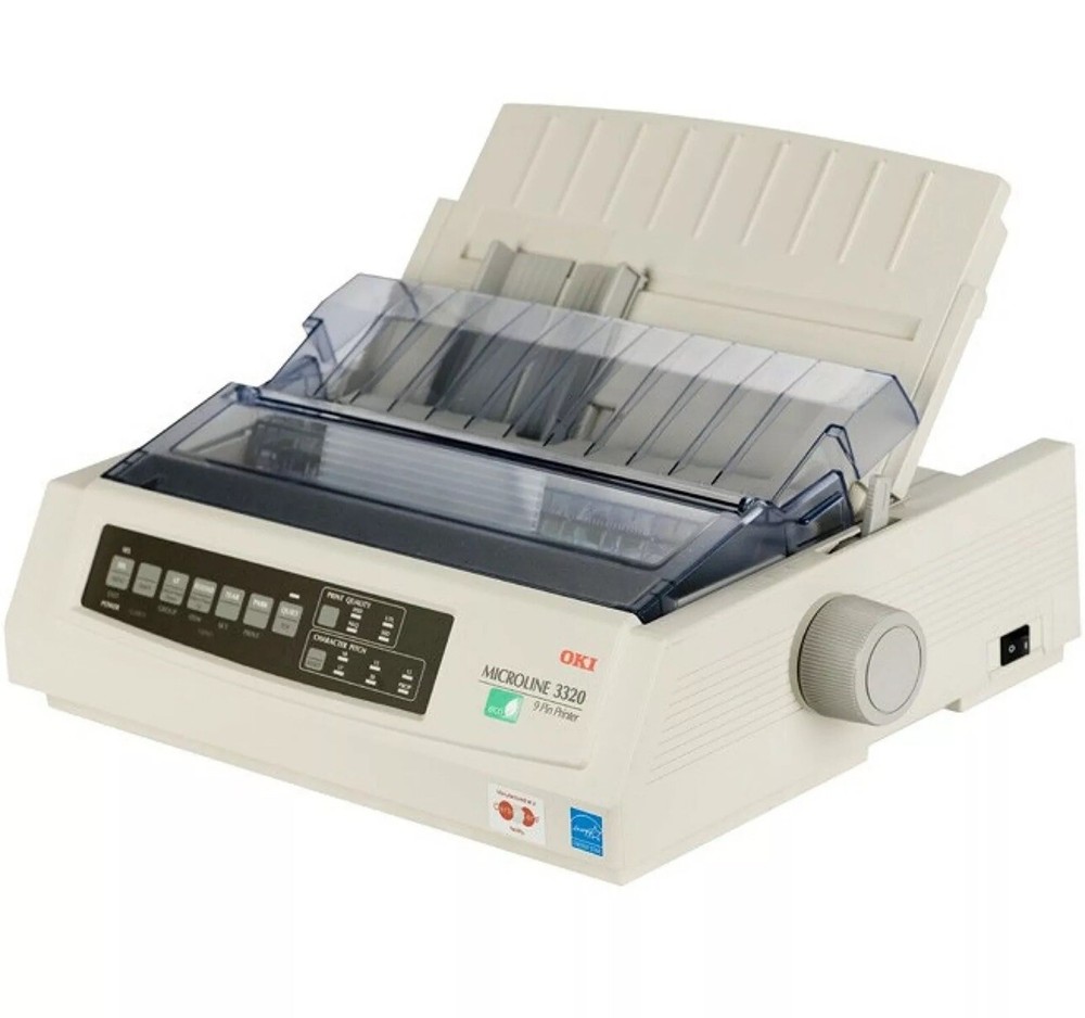 RE-NEWED Oki Microline 3320 Eco 9-Pin Dot Matrix Printer - USB D22800B