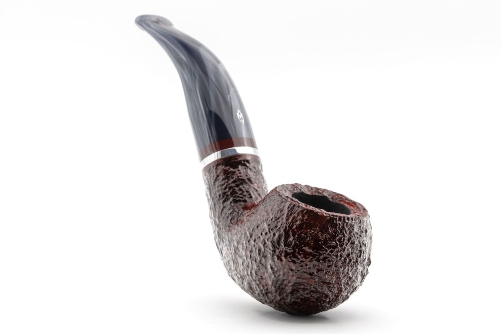 SAVINELLI "LUNARIA" RUSTIC 642 BENT APPLE 9MM BRIAR PIPE