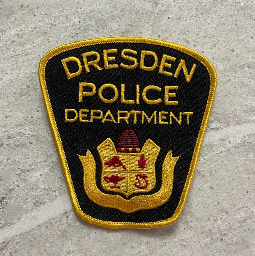 Dresden Ontario Canada Police patch new condition