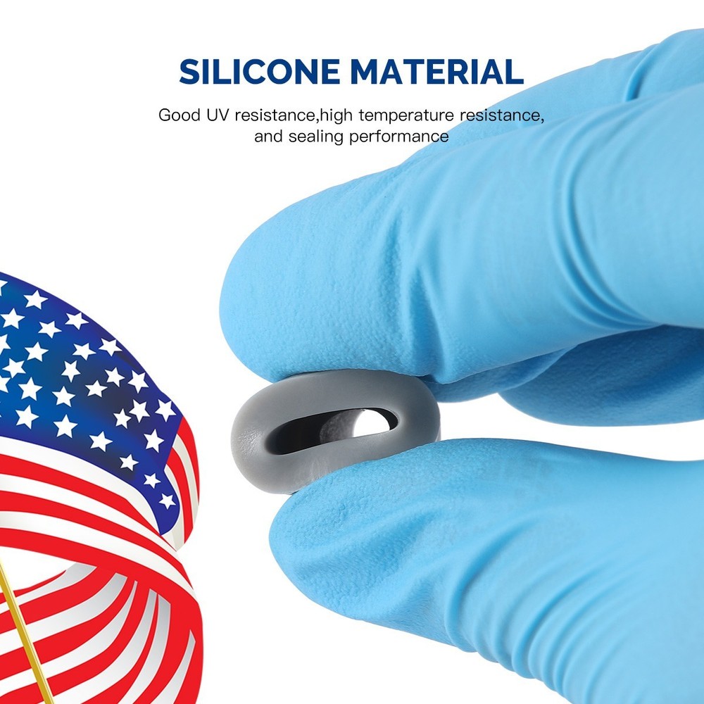 10pcs Dental Saliva Ejector Weak Suction Rubber Snap Tip Adapter Replacement