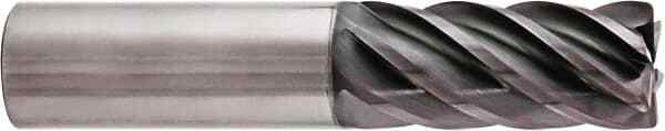 Niagara Cutter 1/2" Diam 6 Flute Single End Solid Carbide 0.03" Corner Radius...