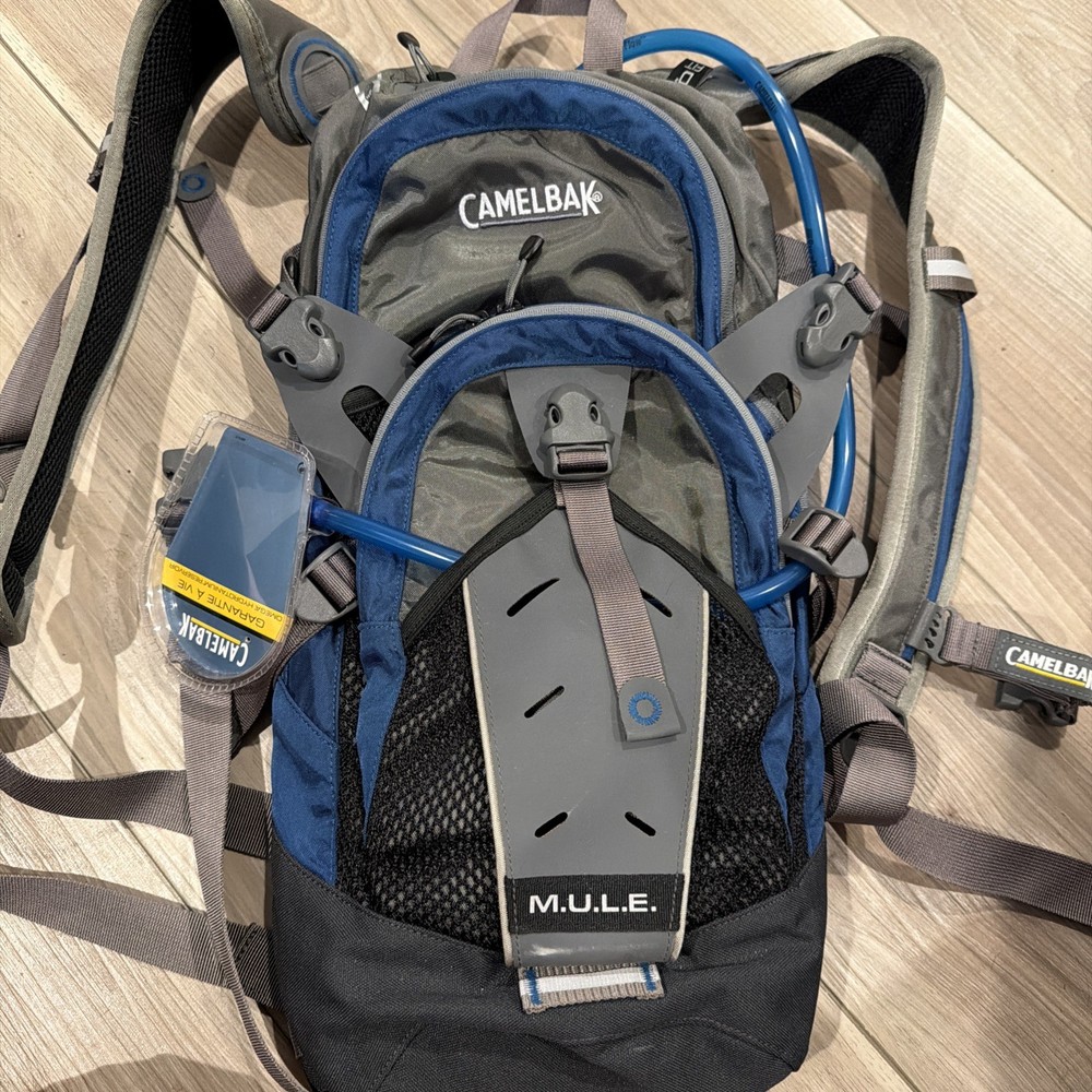 CamelBak M.U.L.E. Hydration Backpack D² Fit Air Director Blue/Grey