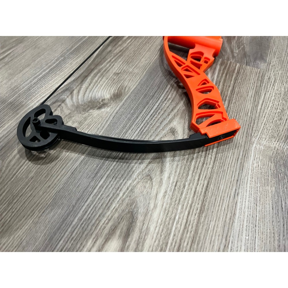 Cabelas Youth Compound Bow Orange Black Right Hand Archery Training Beginner