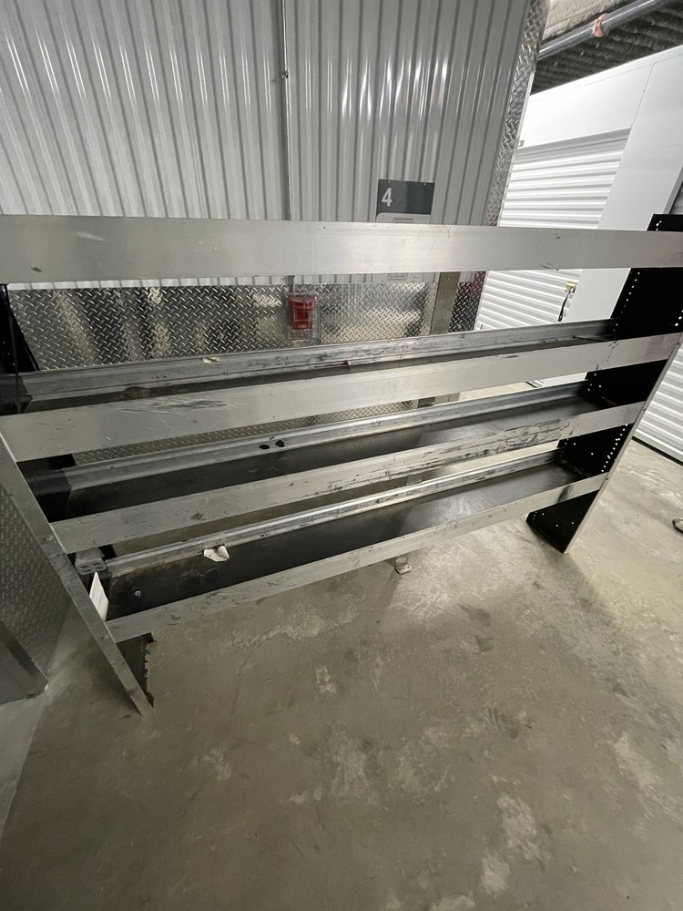 2 used cargo van shelves