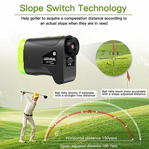Golf Rangefinder, 1100 Yards Range Laser Rangefinder with Slope, Speed,...