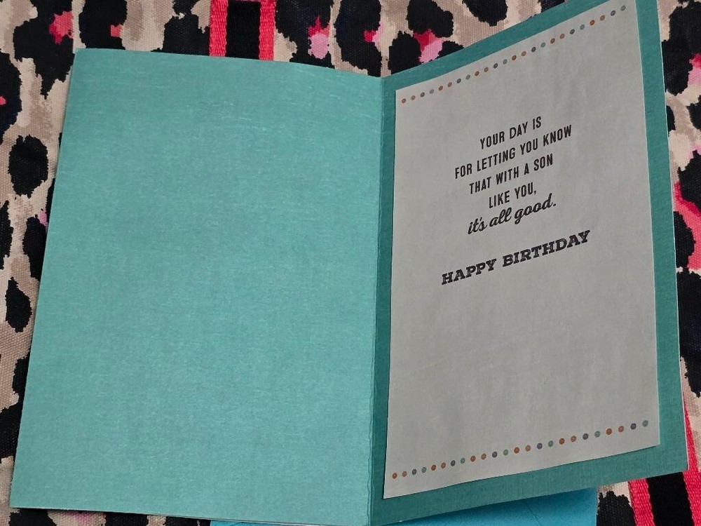 Hallmark Birthday Card for Son Blue