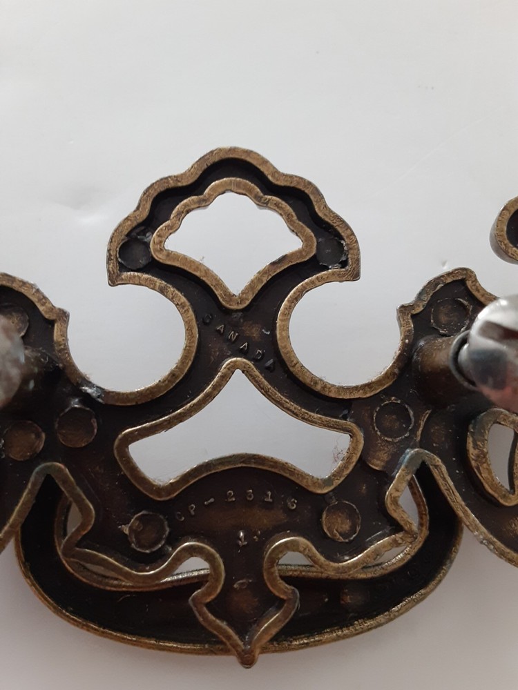 Antique Dresser Drawer Pulls with Screws 8 PC Lot