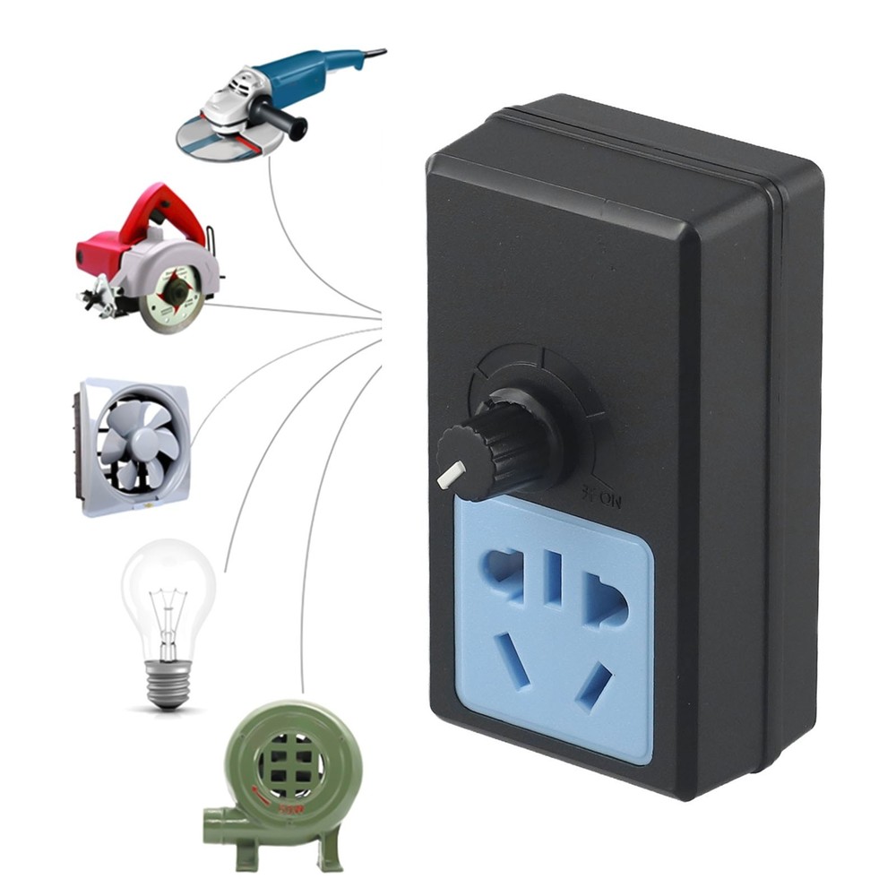 220V AC Motor Speed Controller with Stepless Adjustment and Easy Setup