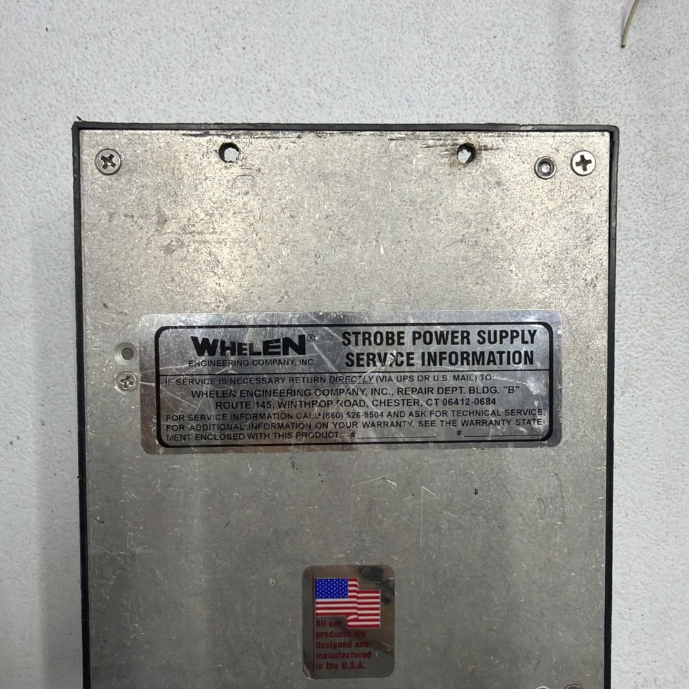 Whelen SPS660A Strobe Pack CometFlash Module High Voltage
