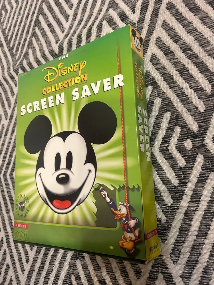 Disney Collection Screen Saver Macintosh 4-Disk Set w/ Box Berkeley Systems