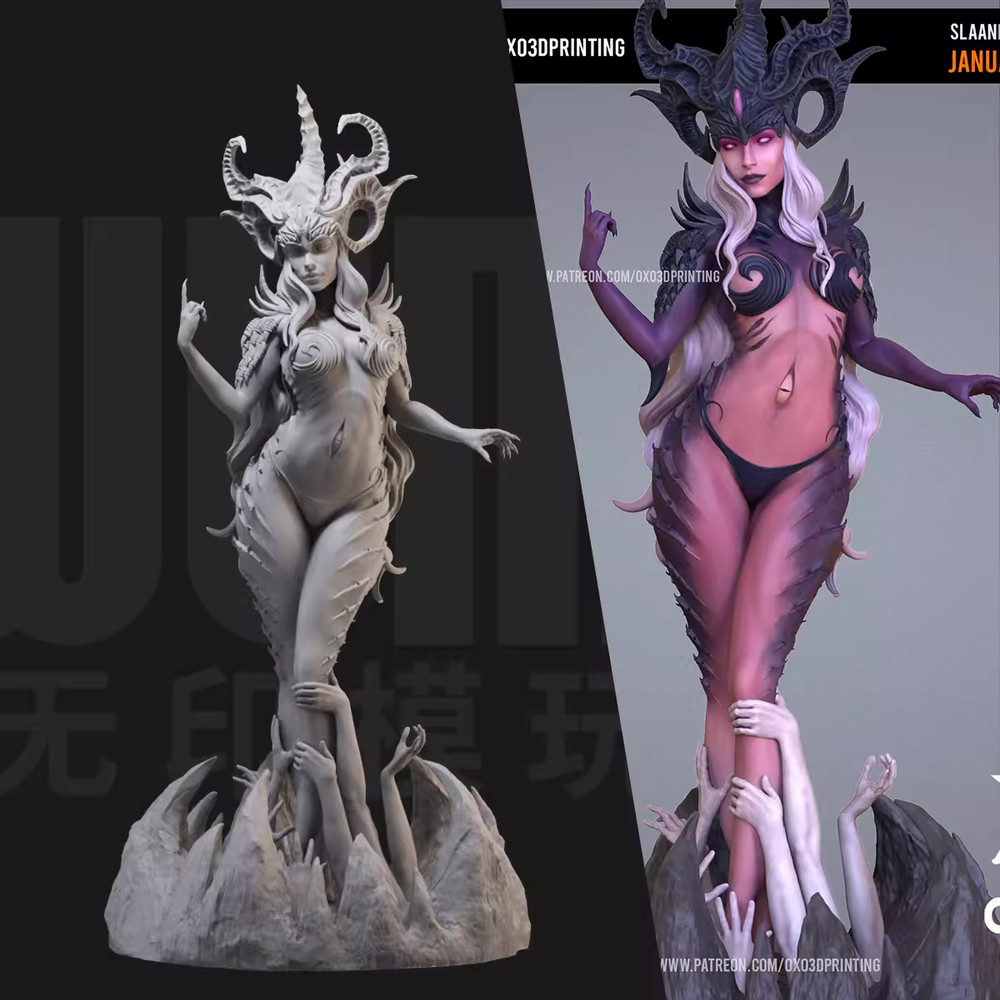 1/24 Resin Demon Witch Unpainted Unassembled 3138