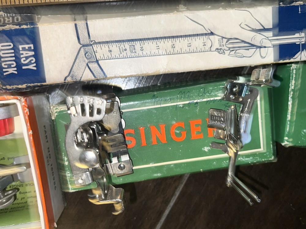 Singer Automatic Zigzagger Attachment 160985 fit 221 & Stitch Patterns Set #2