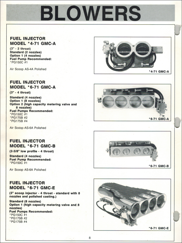Hilborn Fuel Injector 1983 Performance Catalog PDF File USB Flash Drive