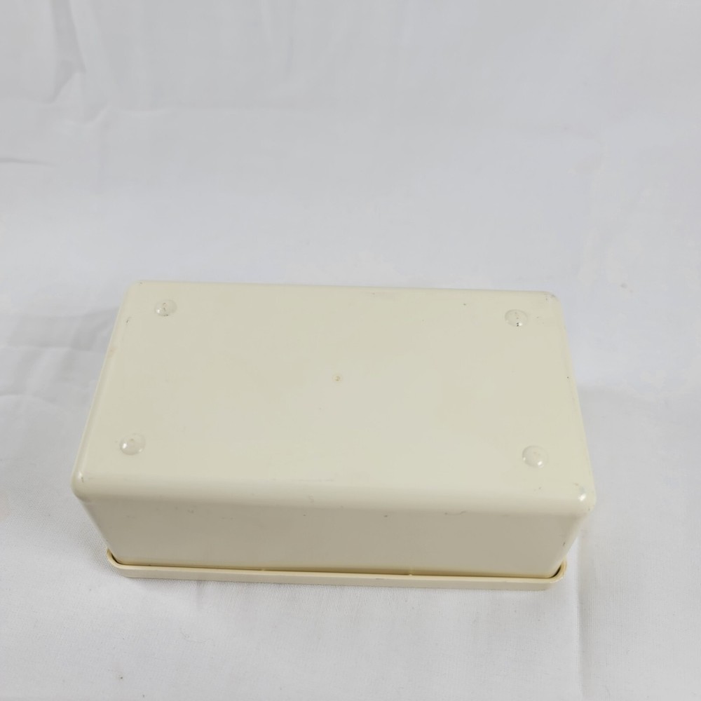 Vintage Singer Sewing Machine Plastic Accesory box empty 5"x 2 3/4"