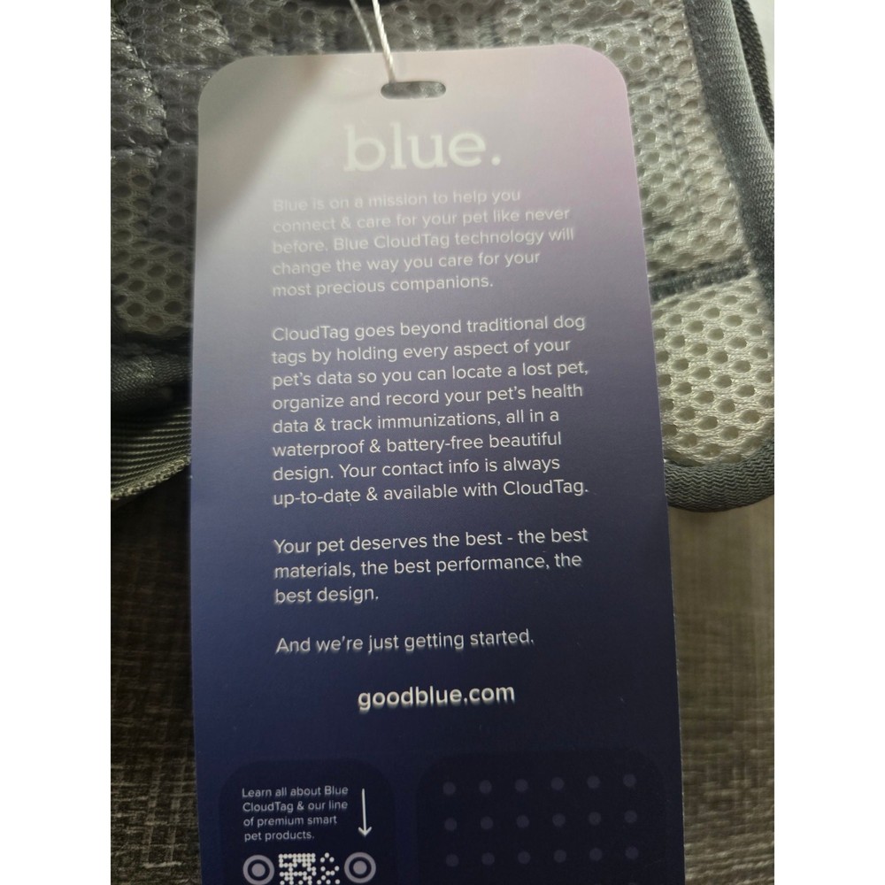 Smart Dog Harness Size Medium Brand Blue Cloud Tag Technology