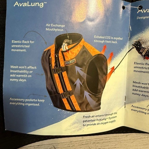 Black Diamond Avalung Basic Rescue Men's Diamond Avalanche vest black medium NEW
