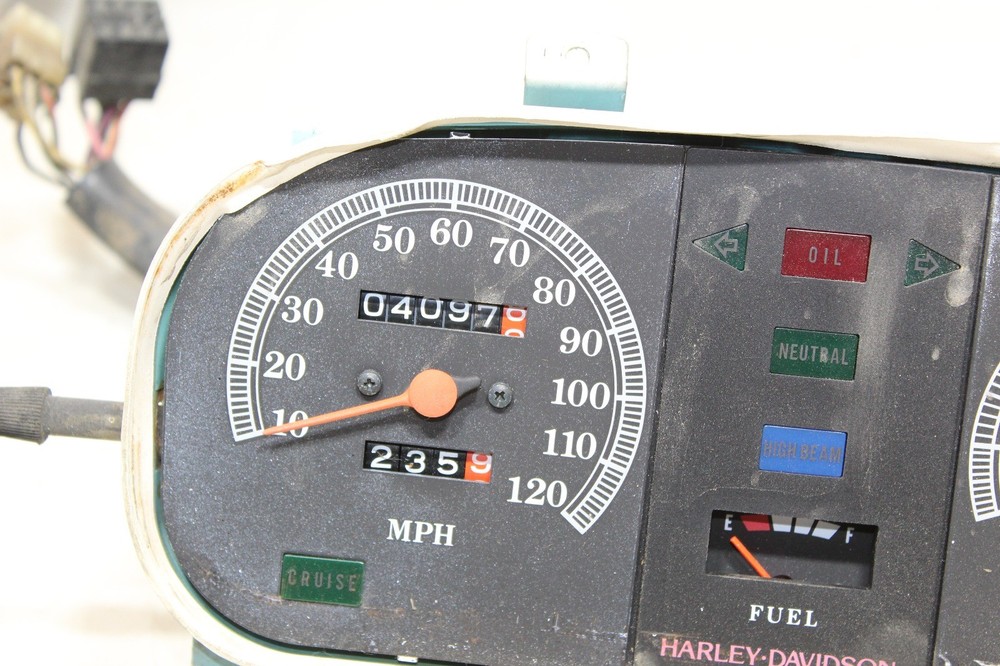86-95 Harley Electra Glide OEM Speedo Tachometer Instruments Tach Untested