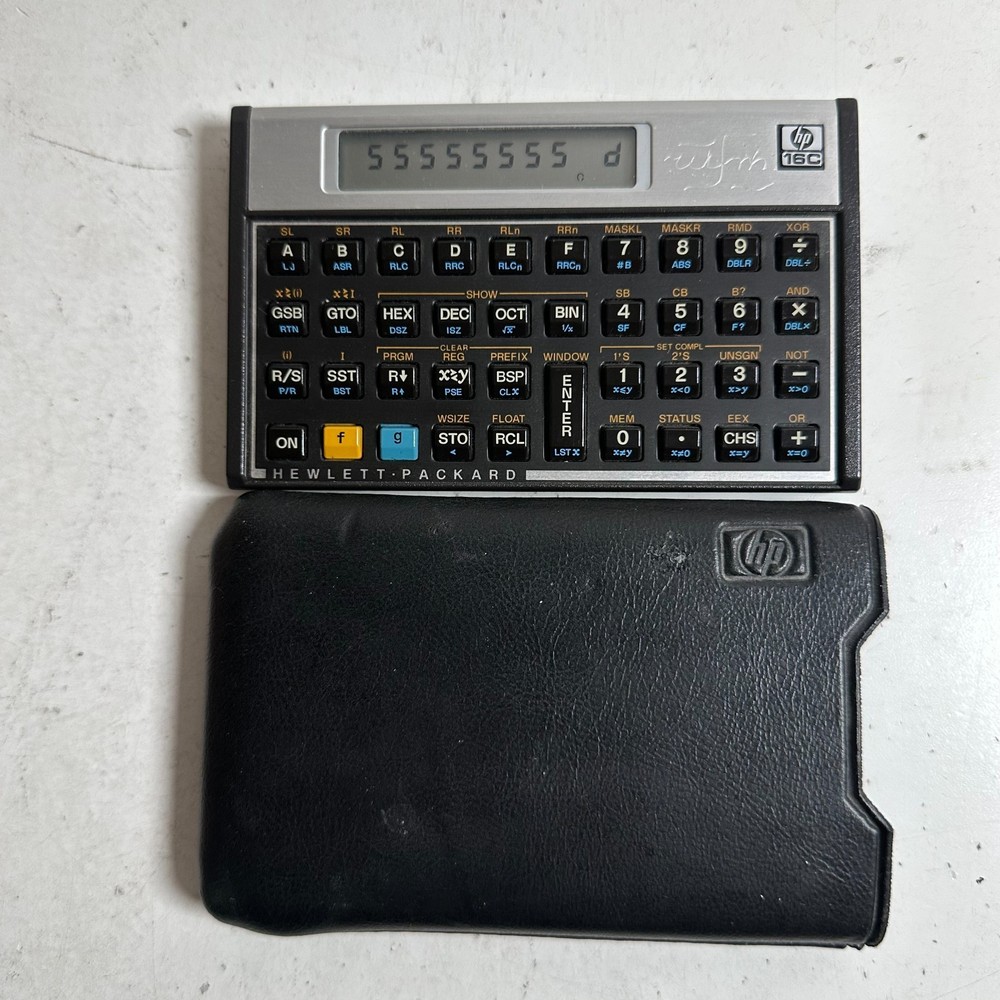 Vintage Hewlett-Packard 16C Computer Programmable Scientific Pocket Calculator