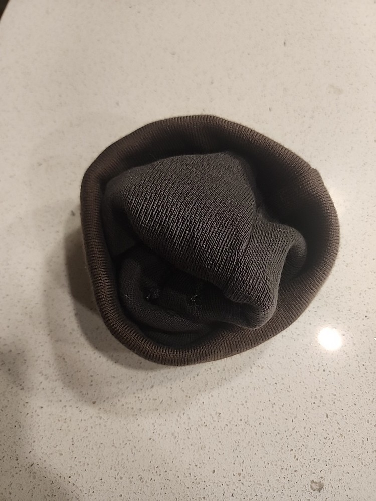 JEEP BEANIE CAP/HAT BROWN Stripe Pom Soft