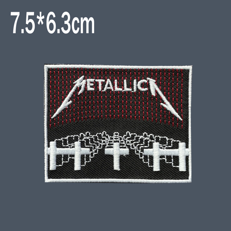 Metallica rock band embroidery patch