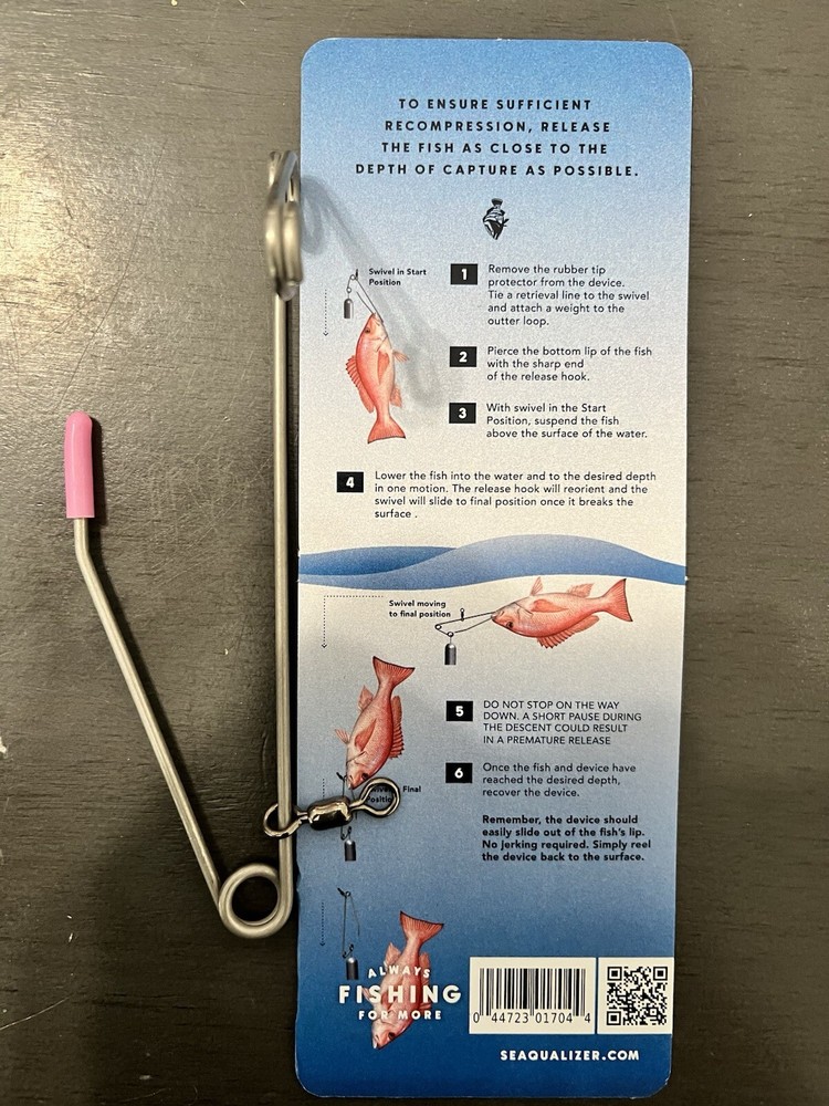 Seaqualizer And Seayalater Fish Release