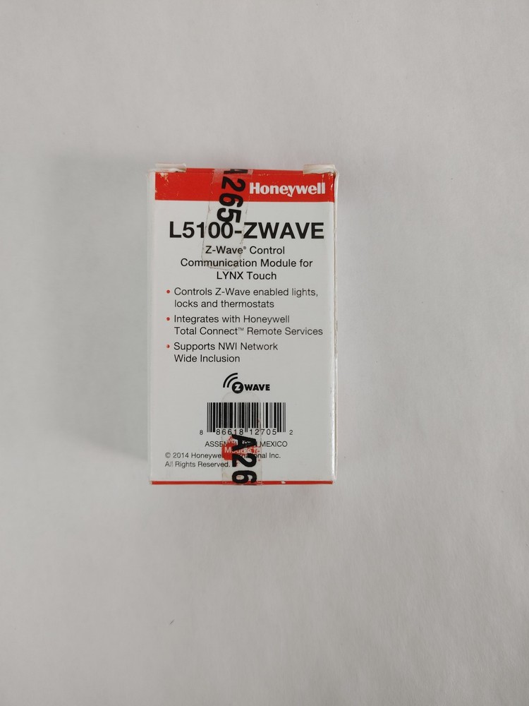 New Honeywell L5100-ZWAVE Control Communication Module