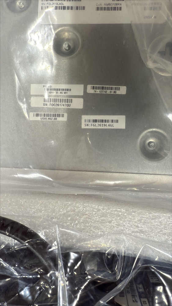 ISR1100-4G new spare missing Cisco box. INCLUDES POWER!